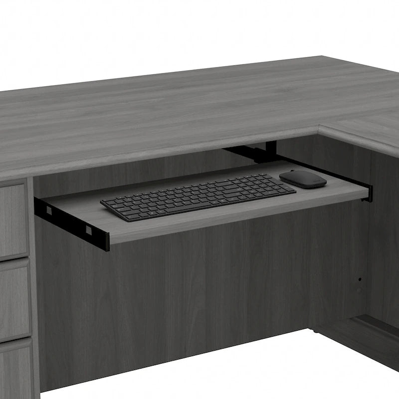 Scrivania ad angolo per computer e set libreria Saratoga di Bush Furniture