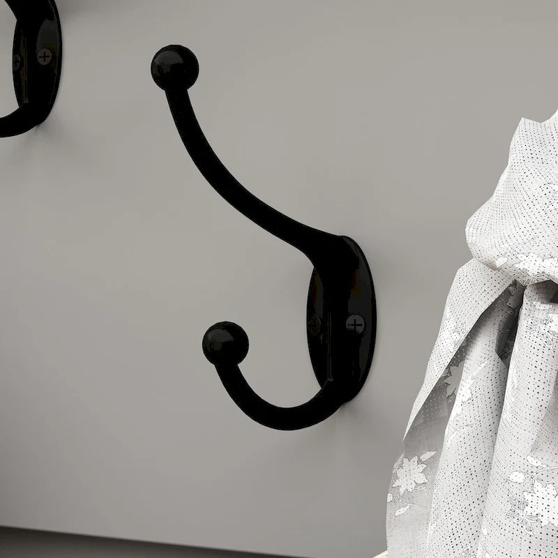 Albero da ingresso 4 in 1, appendiabiti e panca portascarpe, singolo, bianco/marrone/grigio/nero