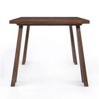 Set da pranzo mid-century moderno in noce e marrone scuro, 6 posti