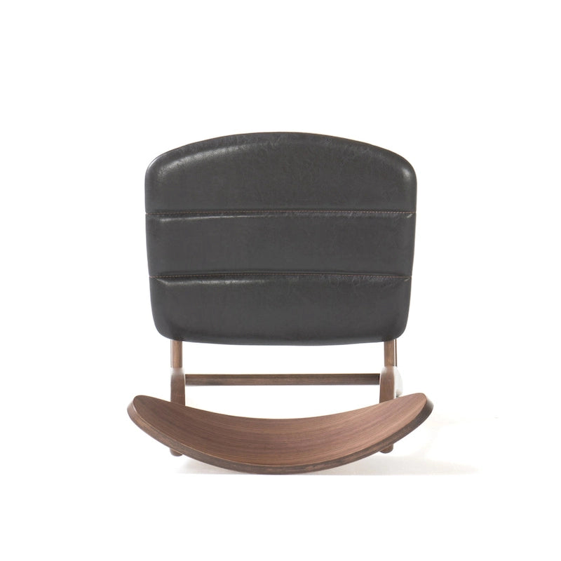 Set da pranzo mid-century moderno in noce e marrone scuro, 6 posti