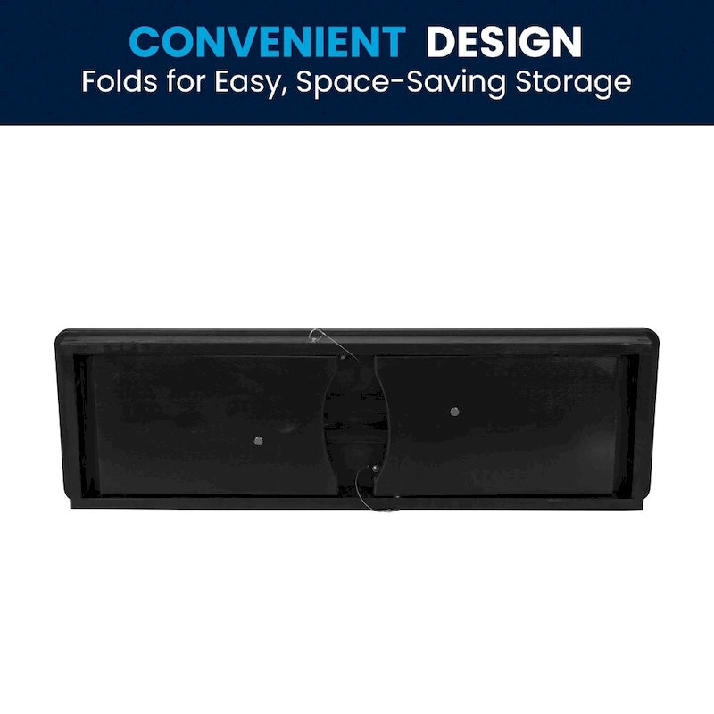 Panca rustica antica/multicolore, in stile rustico, pieghevole per tavolo da pranzo, 3-4 posti