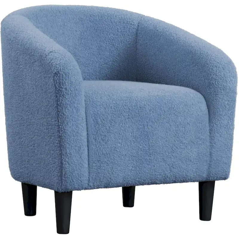 Avorio / Bouclé / Poltrona a botte monoposto