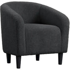 Avorio / Bouclé / Poltrona a botte monoposto