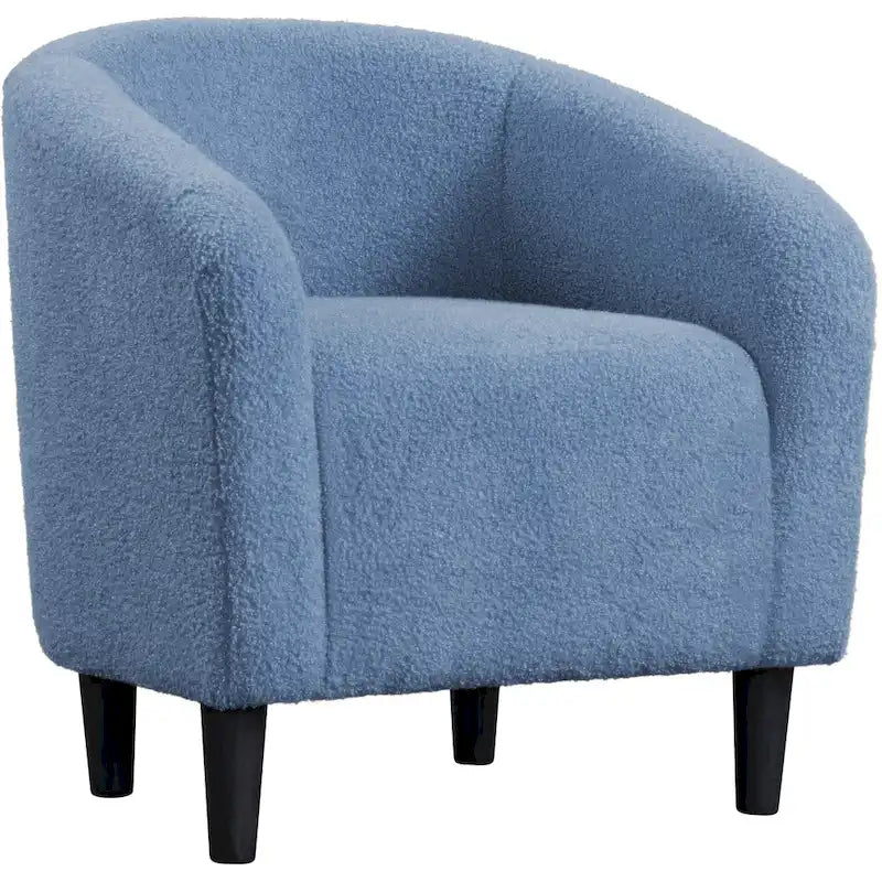 Avorio / Bouclé / Poltrona a botte monoposto