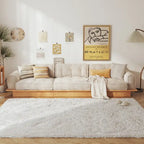 Divano in Velluto a Coste Beige con Struttura in Legno – 1/2/3/4 Posti