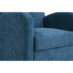 Set poltrona e pouf club a spina di pesce, 2 posti