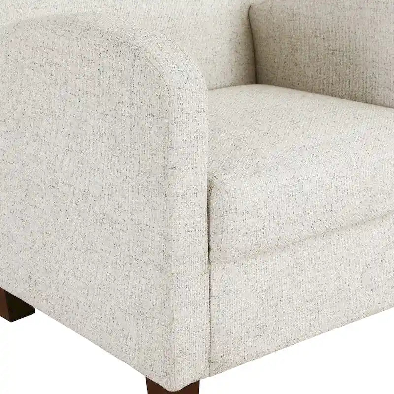 Set poltrona e pouf club a spina di pesce, 2 posti