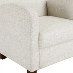 Set poltrona e pouf club a spina di pesce, 2 posti