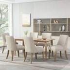 Frances Fabric Dining Chair (Set of 6) by Christopher Knight Home