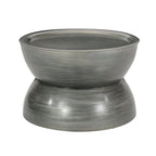 Tavolino Iron a clessidra – Argento antico spazzolato / Bronzo / Oro
