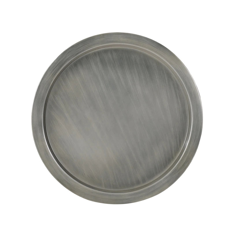 Tavolino Iron a clessidra – Argento antico spazzolato / Bronzo / Oro