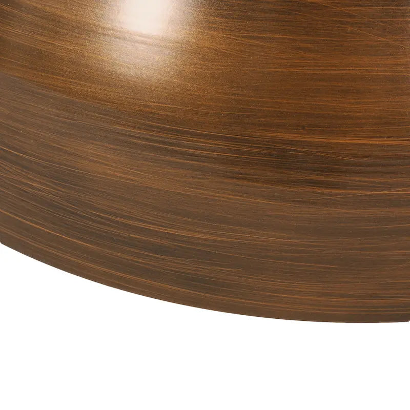Tavolino Iron a clessidra – Argento antico spazzolato / Bronzo / Oro