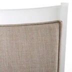 Sgabello da bancone girevole in stile Country francese, grigio invecchiato / marrone rustico / bianco invecchiato, 1 seduta