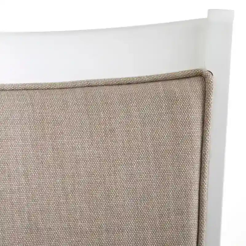 Sgabello da bancone girevole in stile Country francese, grigio invecchiato / marrone rustico / bianco invecchiato, 1 seduta