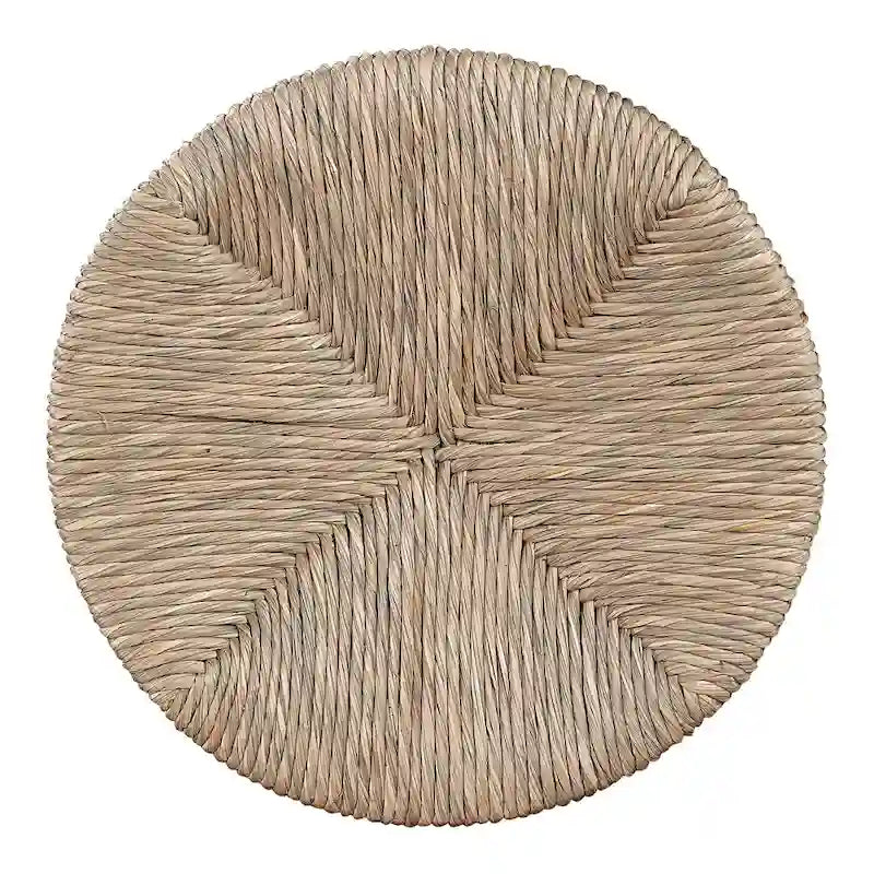 Sgabello da bancone girevole bianco sporco/naturale, set da 2