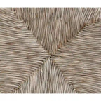 Sgabello da bancone girevole bianco sporco/naturale, set da 2