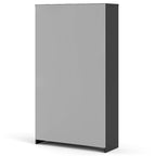 Scarpiera scandinava a 3 cassetti in nero opaco/bianco/grigio opaco, montaggio per 1 persona