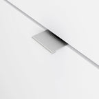 Scarpiera scandinava a 3 cassetti in nero opaco/bianco/grigio opaco, montaggio per 1 persona