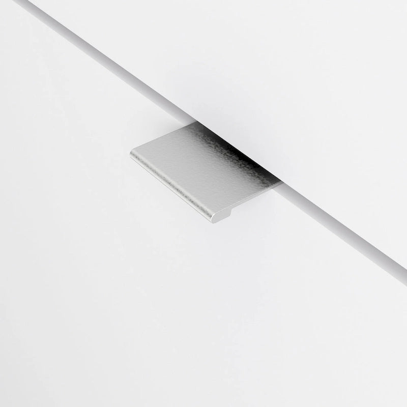 Scarpiera scandinava a 3 cassetti in nero opaco/bianco/grigio opaco, montaggio per 1 persona