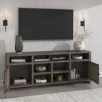 Mobile TV Consolle in stile rustico Barnwood, adatto per TV fino a 95"