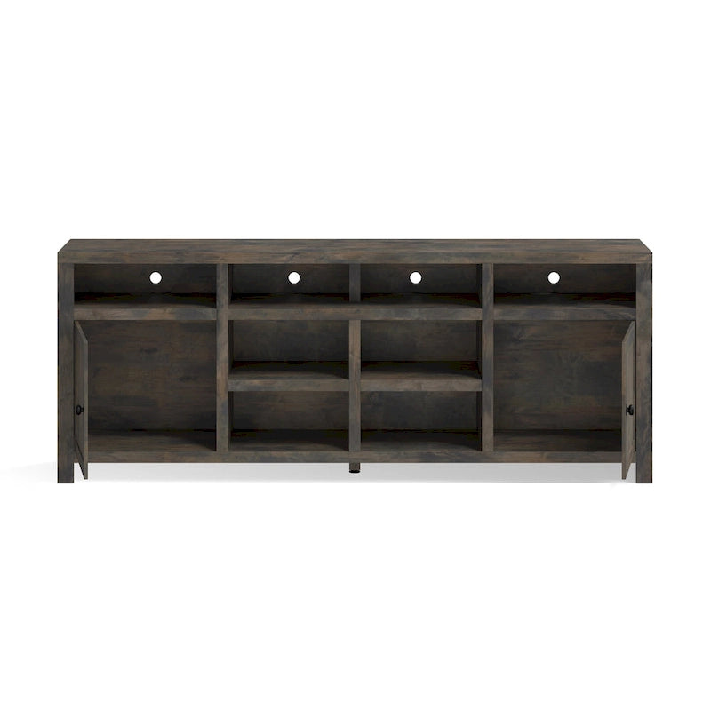 Mobile TV Consolle in stile rustico Barnwood, adatto per TV fino a 95"