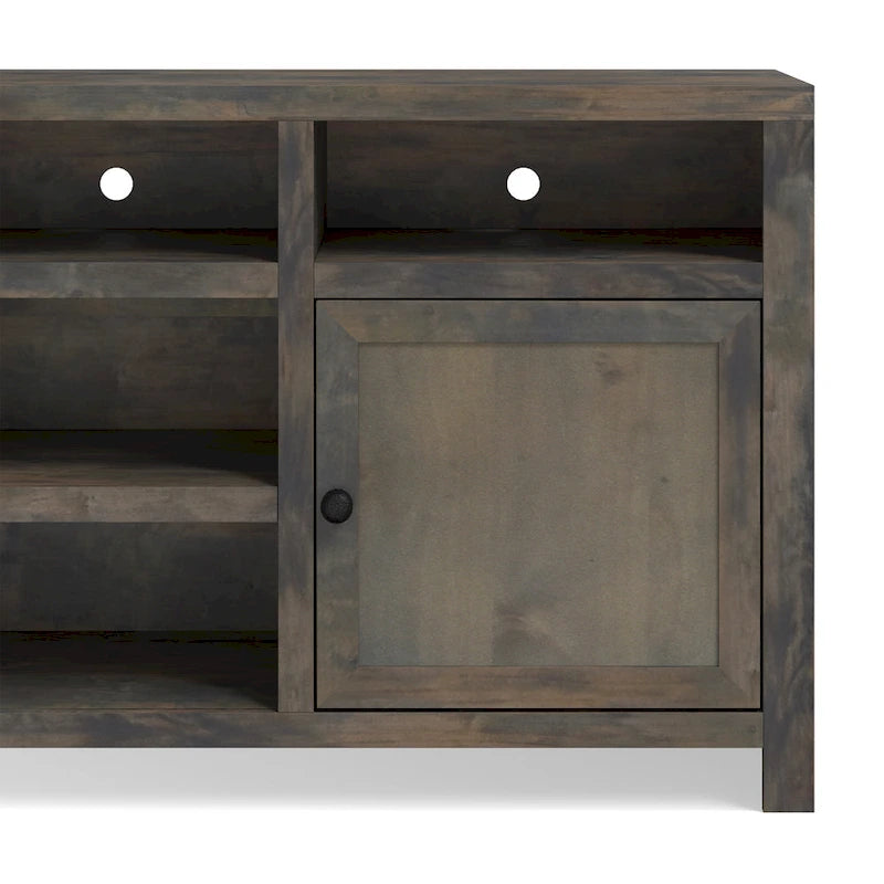 Mobile TV Consolle in stile rustico Barnwood, adatto per TV fino a 95"