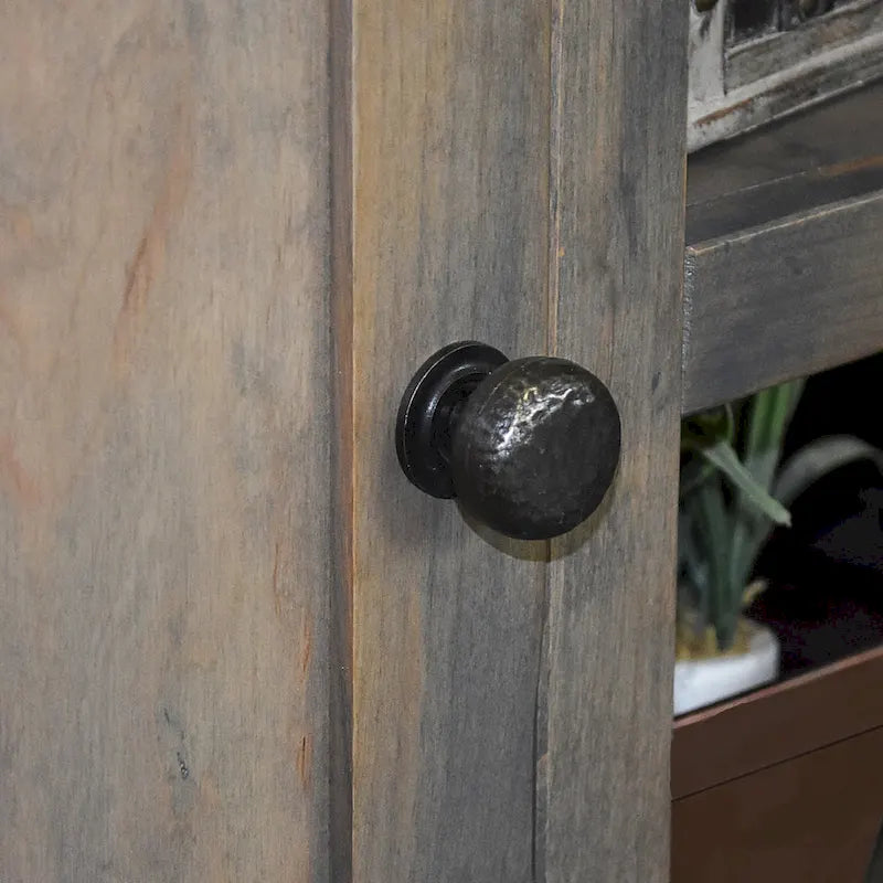 Mobile TV Consolle in stile rustico Barnwood, adatto per TV fino a 95"