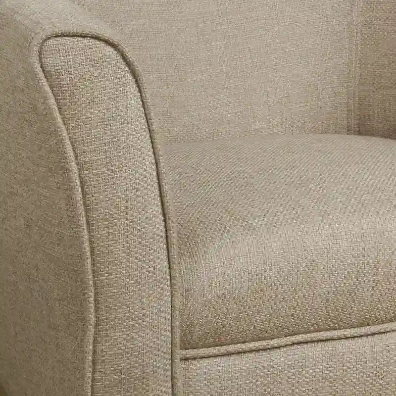 Poltrona a botte rivestita, multicolore, seduta singola