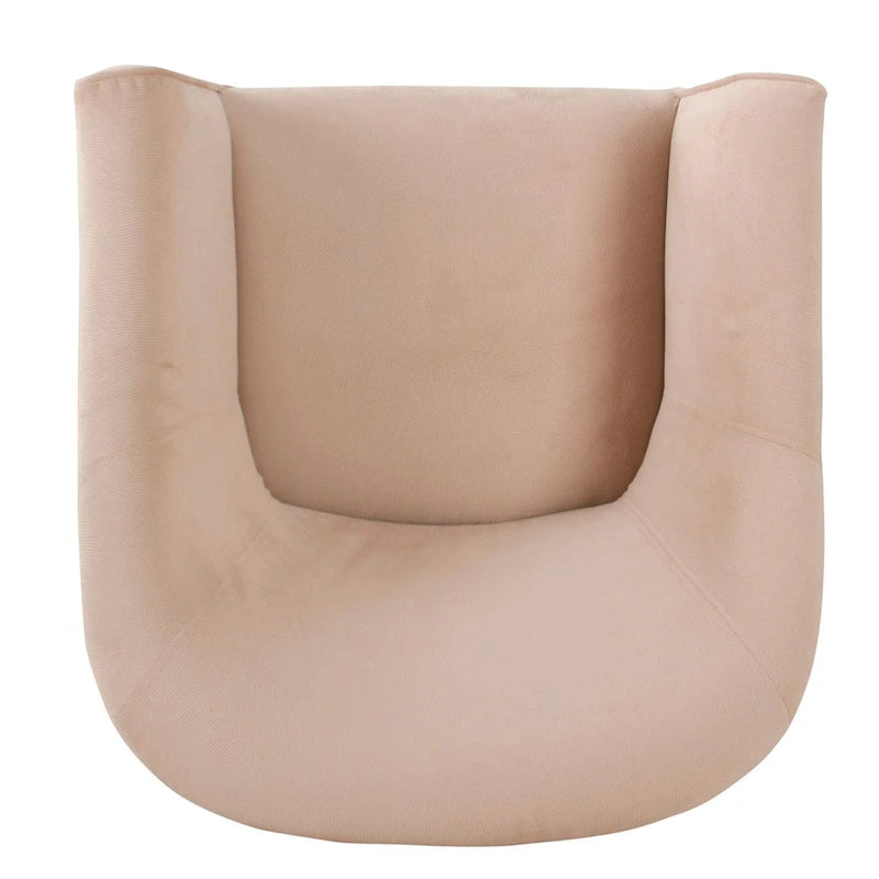 Poltrona a botte rivestita, multicolore, seduta singola