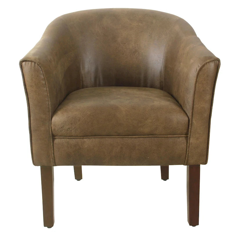 Poltrona a botte rivestita, multicolore, seduta singola