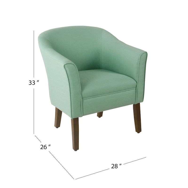 Poltrona a botte rivestita, multicolore, seduta singola