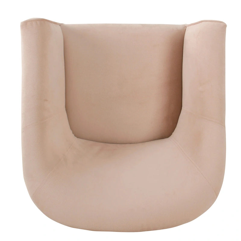 Poltrona a botte rivestita, multicolore, seduta singola