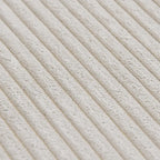 Divano componibile a 2 posti in velluto a coste – Nero / Marrone chiaro / Beige