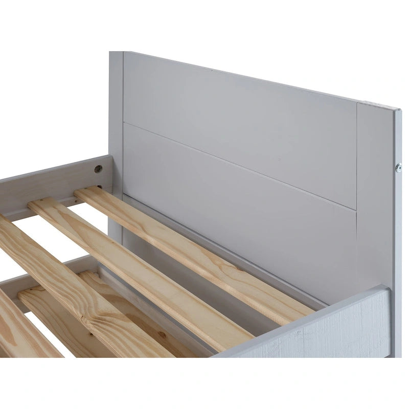 Letto singolo multicolore con rotelle e 3 cassetti, per 2 persone