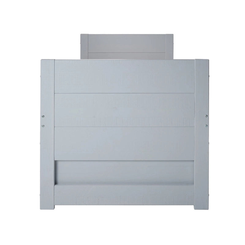 Letto singolo multicolore con rotelle e 3 cassetti, per 2 persone