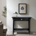 Tavolino console Slate/Russet Mission – Legno massiccio, montaggio in 1 persona