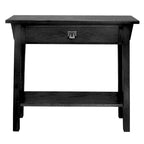 Tavolino console Slate/Russet Mission – Legno massiccio, montaggio in 1 persona