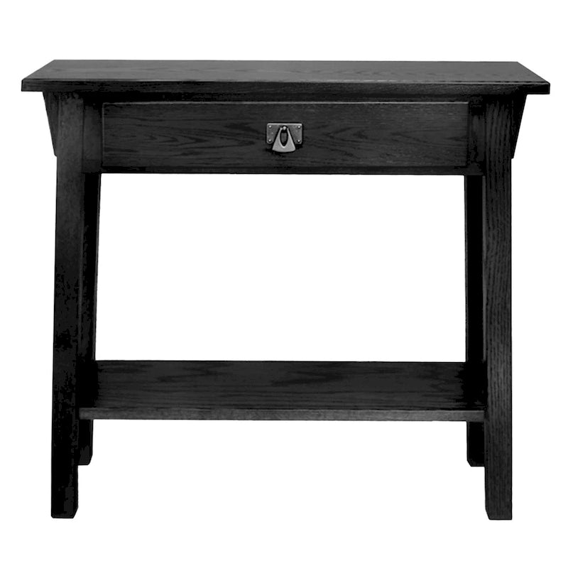 Tavolino console Slate/Russet Mission – Legno massiccio, montaggio in 1 persona