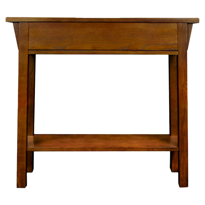 Tavolino console Slate/Russet Mission – Legno massiccio, montaggio in 1 persona