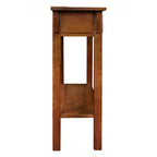 Tavolino console Slate/Russet Mission – Legno massiccio, montaggio in 1 persona