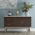 Madia Buffet Mid-Century Noce e Nera