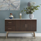Madia Buffet Mid-Century Noce e Nera