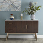Madia Buffet Mid-Century Noce e Nera