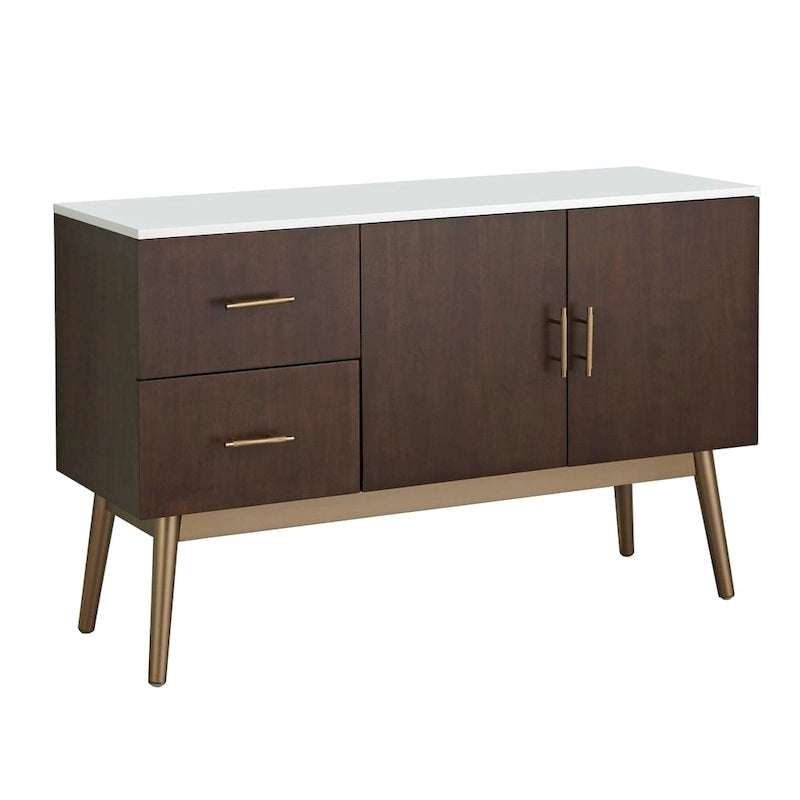 Madia Buffet Mid-Century Noce e Nera