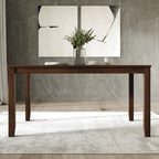 Tavolo da pranzo rettangolare a 6 posti – Piano in impiallacciatura di legno, nero / marrone / grigio / bianco / rovere naturale