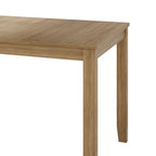 Tavolo da pranzo rettangolare a 6 posti – Piano in impiallacciatura di legno, nero / marrone / grigio / bianco / rovere naturale