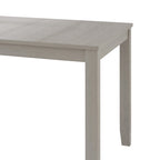 Tavolo da pranzo rettangolare a 6 posti – Piano in impiallacciatura di legno, nero / marrone / grigio / bianco / rovere naturale
