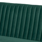 Set banquette per sala da pranzo in velluto grigio e noce scuro Mid-Century, 2 posti + angolare, 2 pezzi