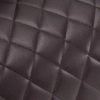 Divano a due posti reclinabile elettrico nero/grigio/marrone, in similpelle con poggiatesta regolabile
