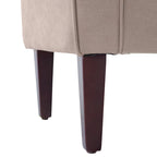 Panca contenitore in tessuto blu scuro/grigio/beige/marrone/beige-rosato, 2-3 posti a sedere